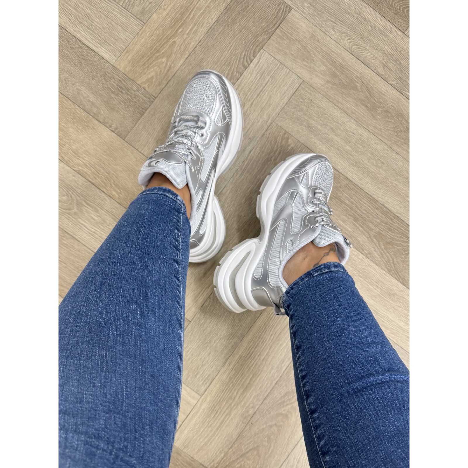 Sneakers Steffie Silver YY-105