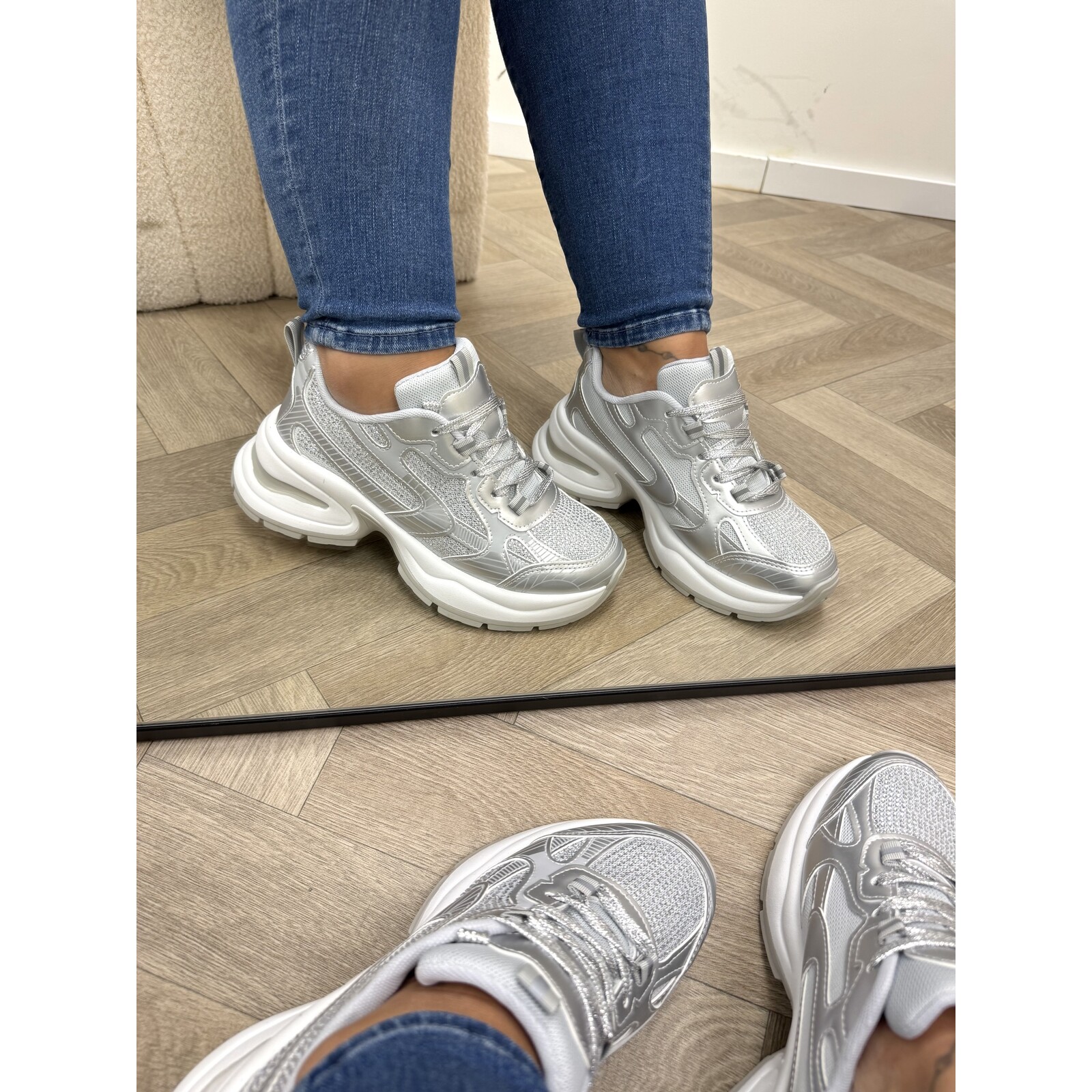 Sneakers Steffie Silver YY-105