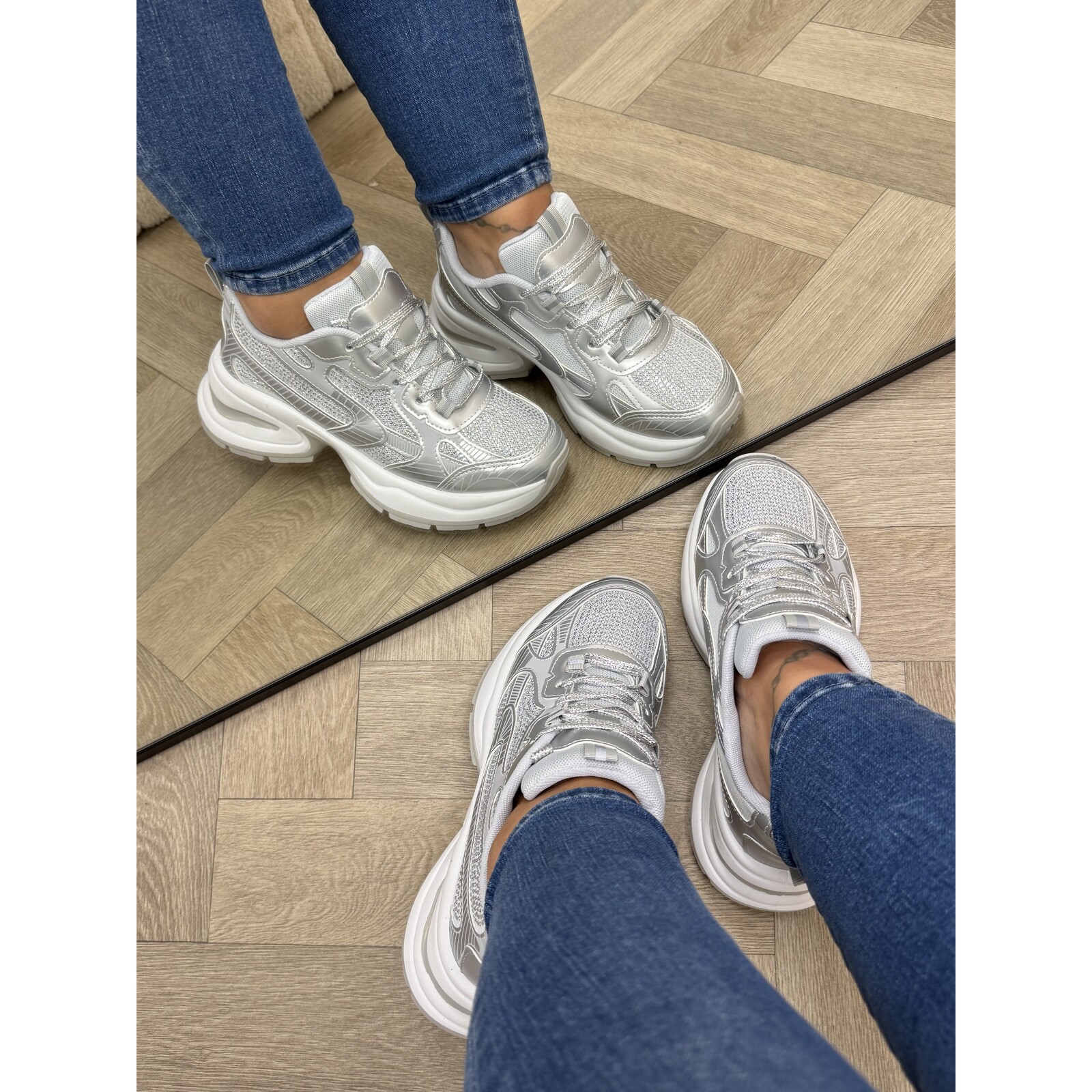 Sneakers Steffie Silver YY-105
