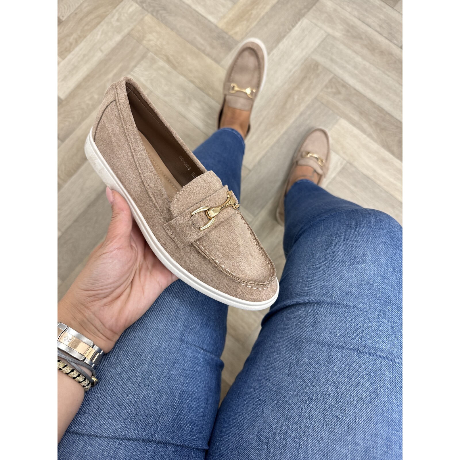 Loafers Goldie Khaki GO-253