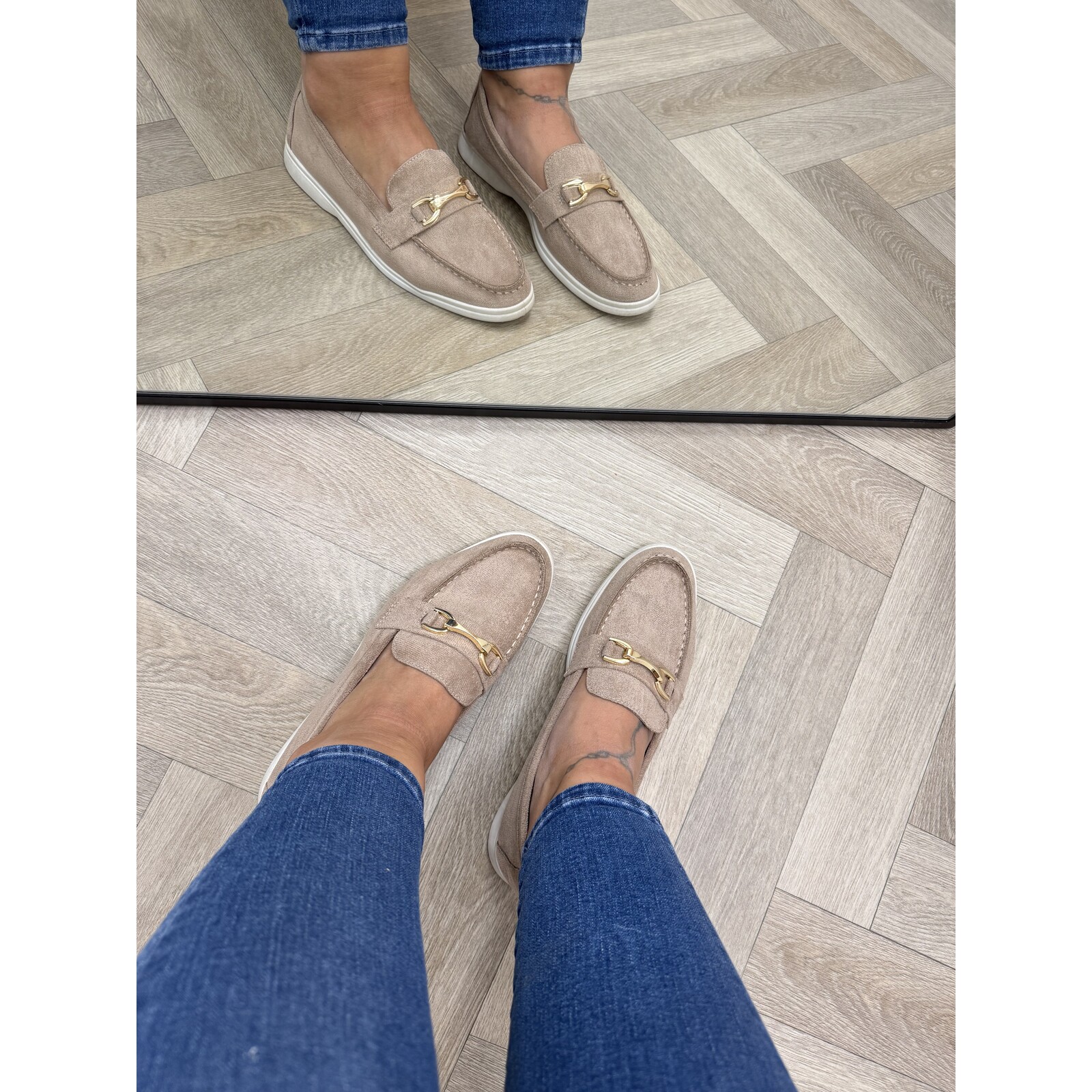 Loafers Goldie Khaki GO-253