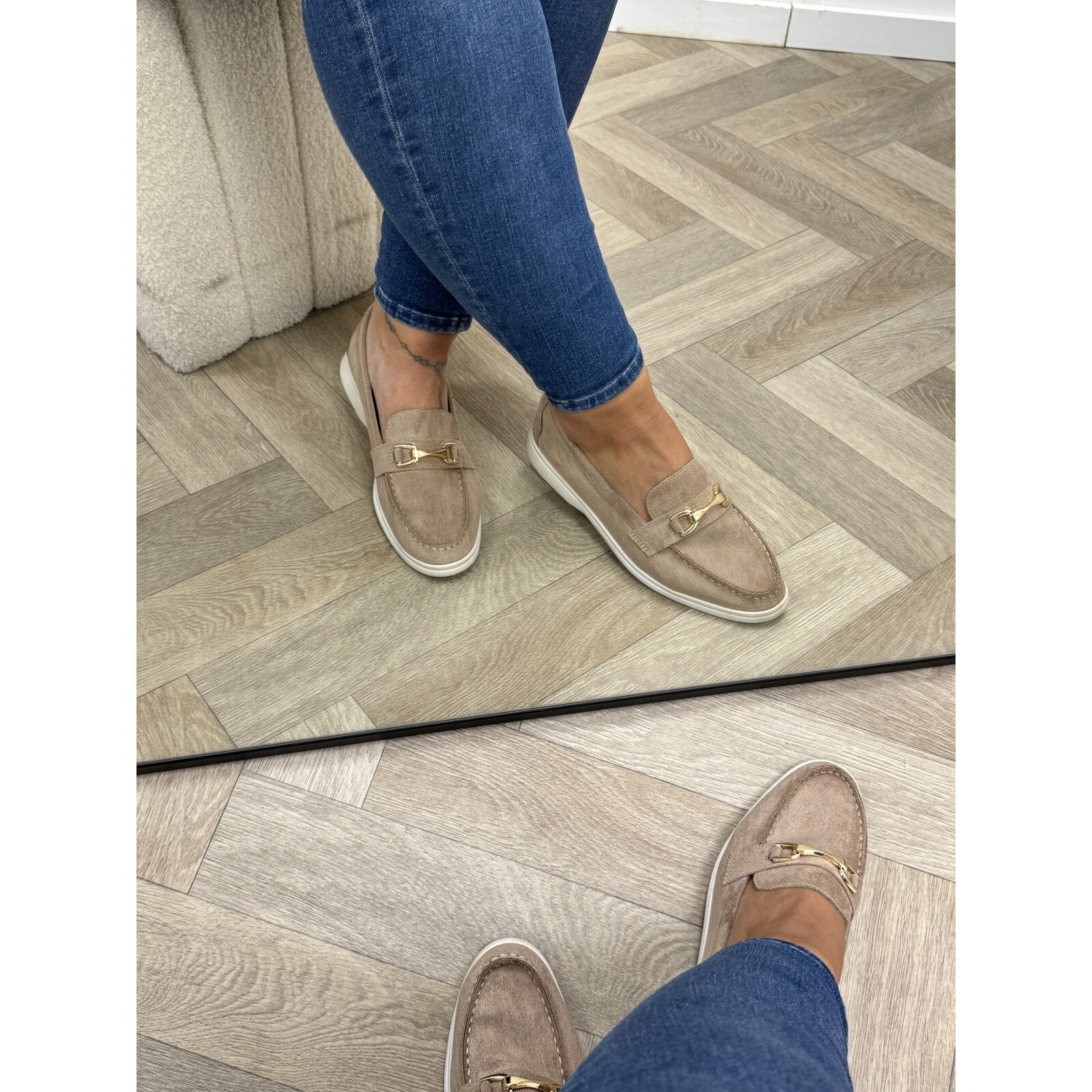 Loafers Goldie Khaki GO-253