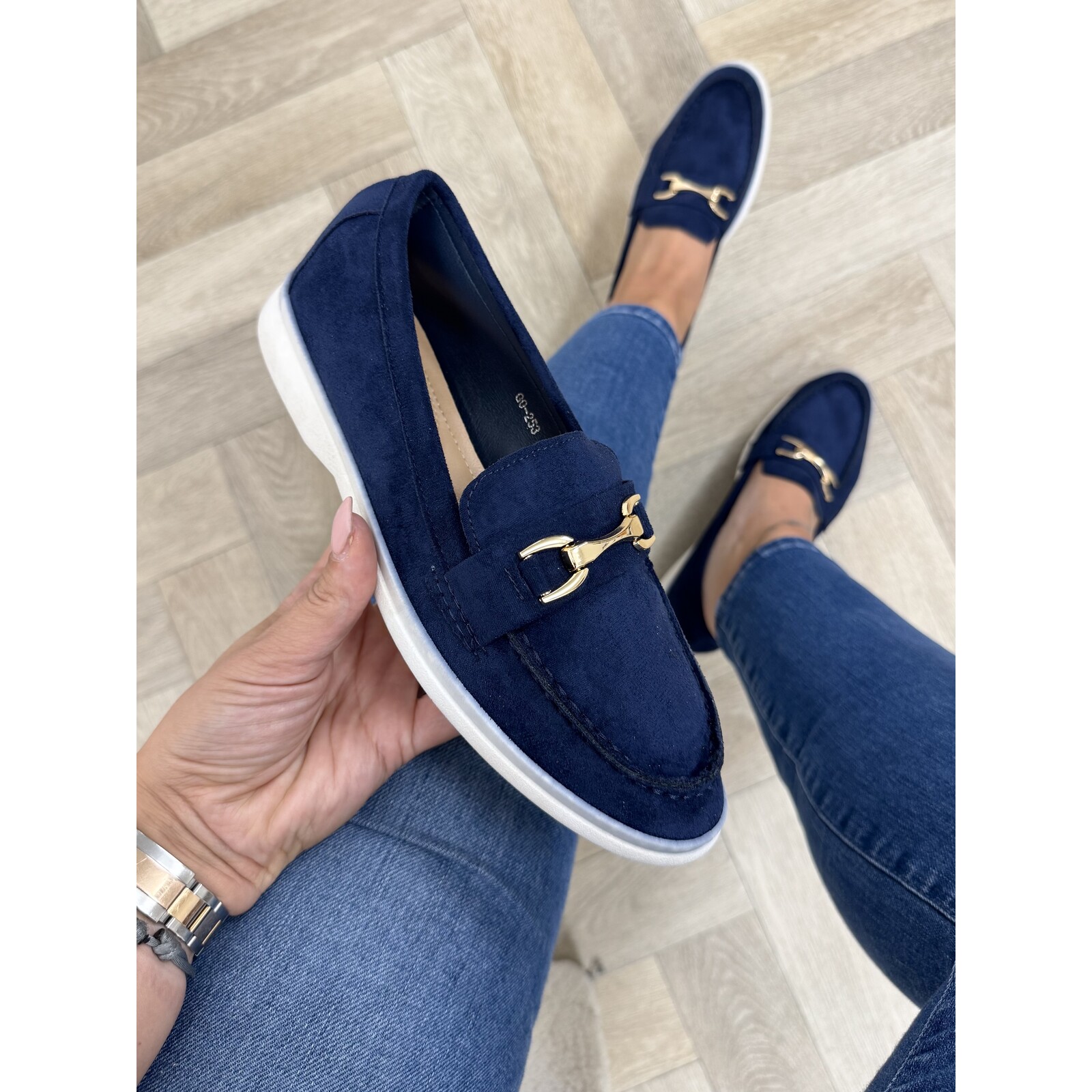 Loafers Goldie Dark Blue GO-253