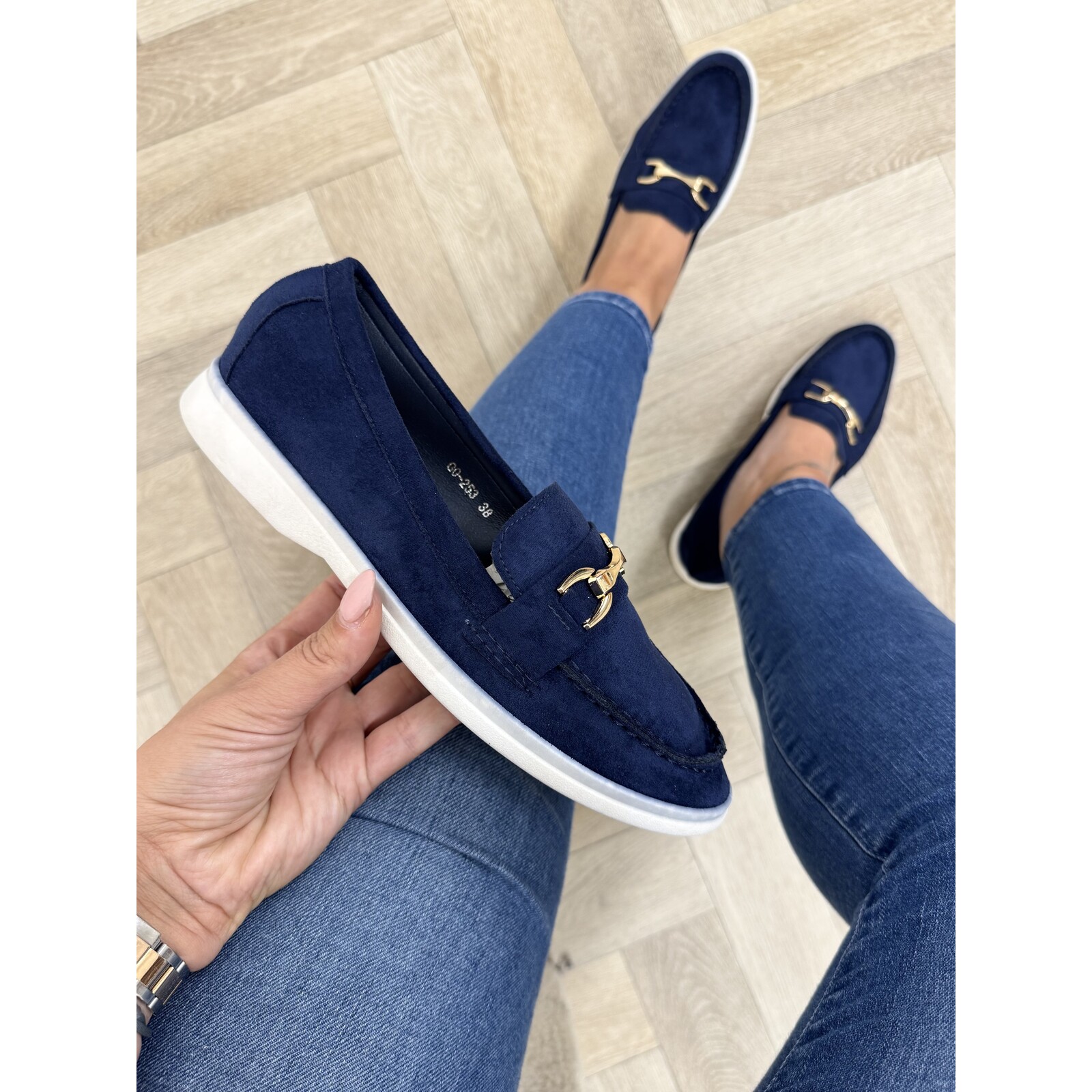 Loafers Goldie Dark Blue GO-253