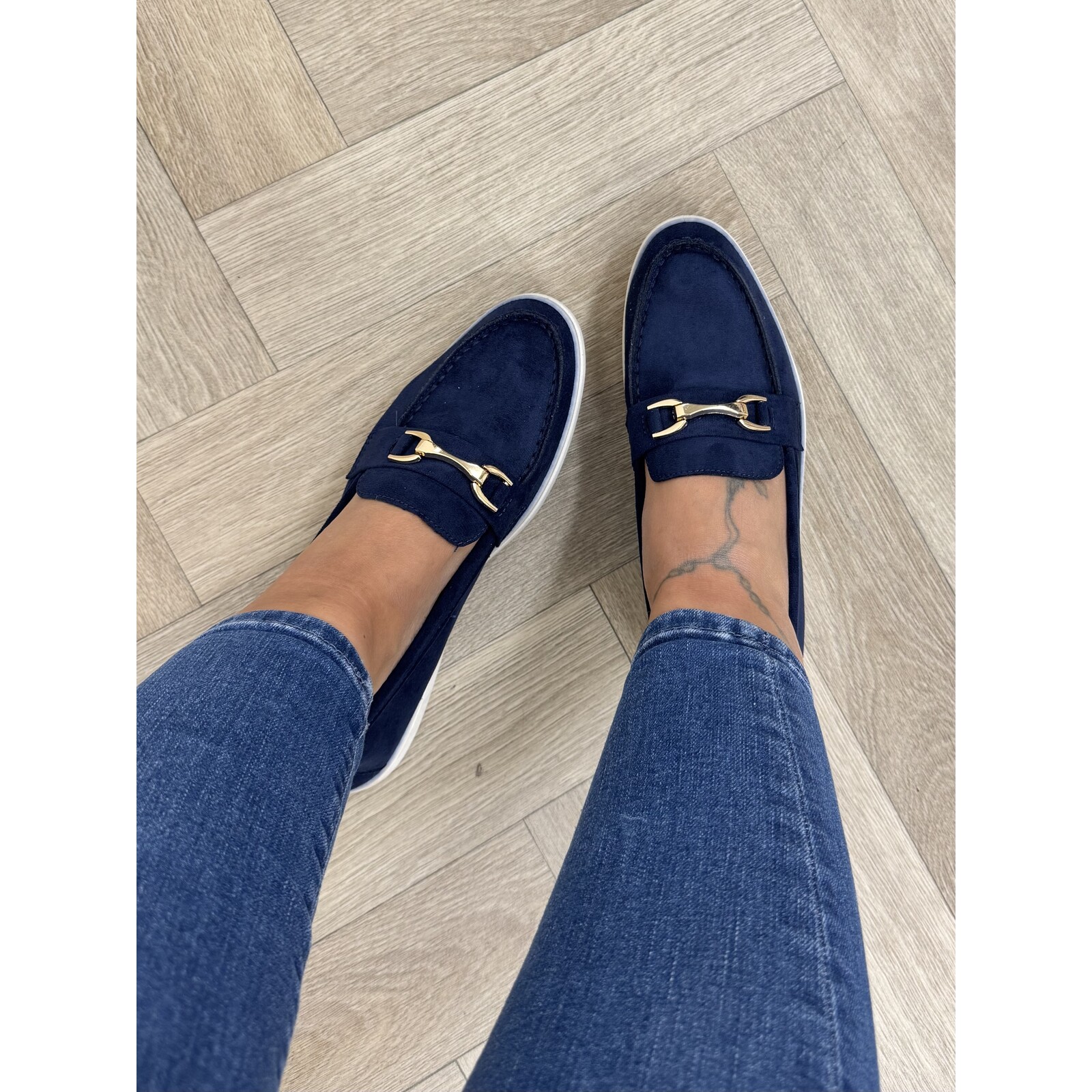 Loafers Goldie Dark Blue GO-253