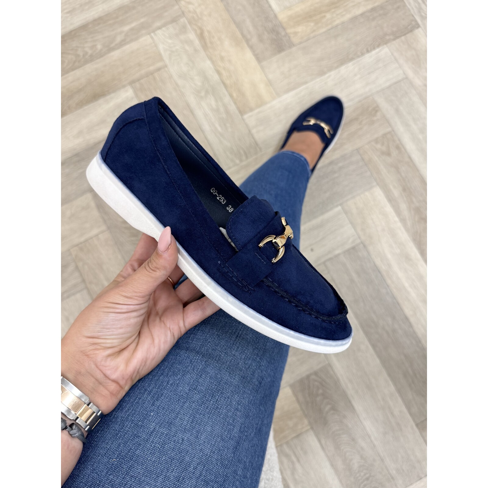 Loafers Goldie Dark Blue GO-253