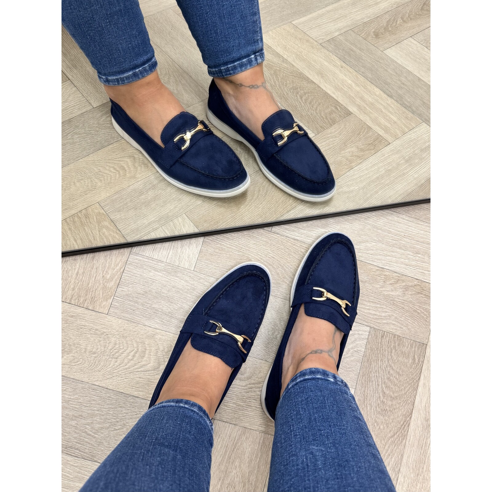 Loafers Goldie Dark Blue GO-253