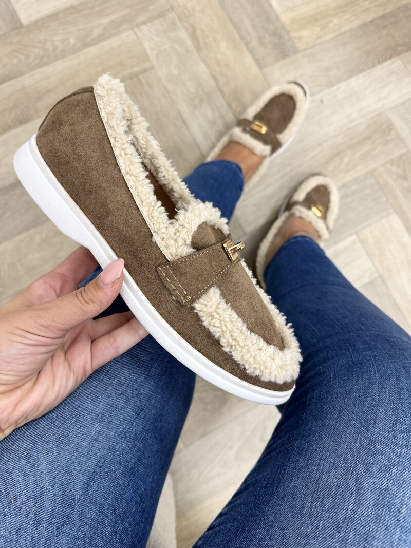 Loafers Teddy Suede Mocha GO-300