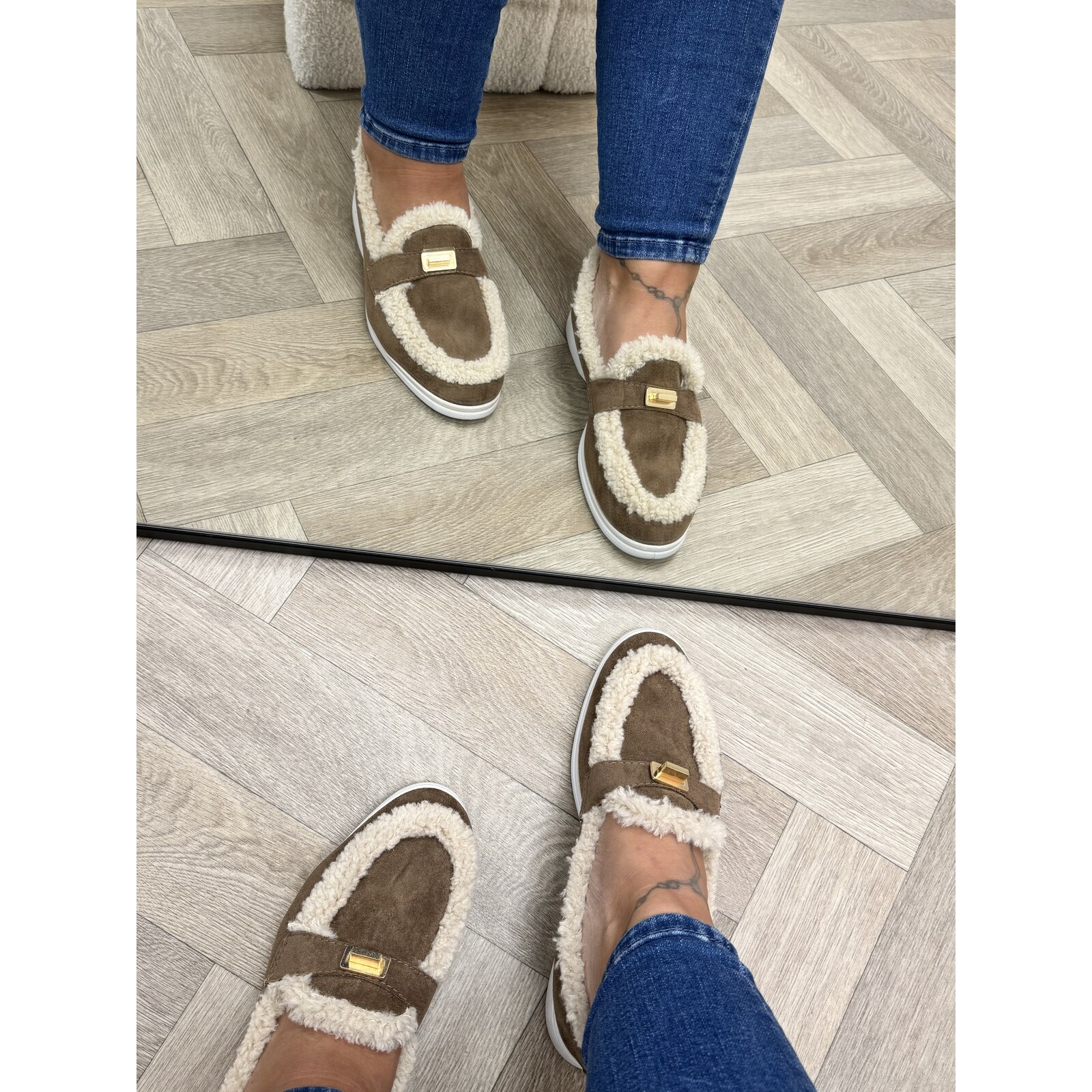 Loafers Teddy Suede Mocha GO-300