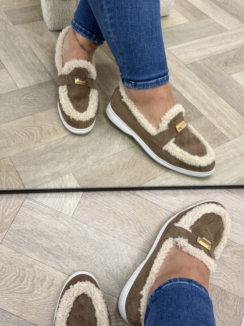 Loafers Teddy Suede Mocha GO-300