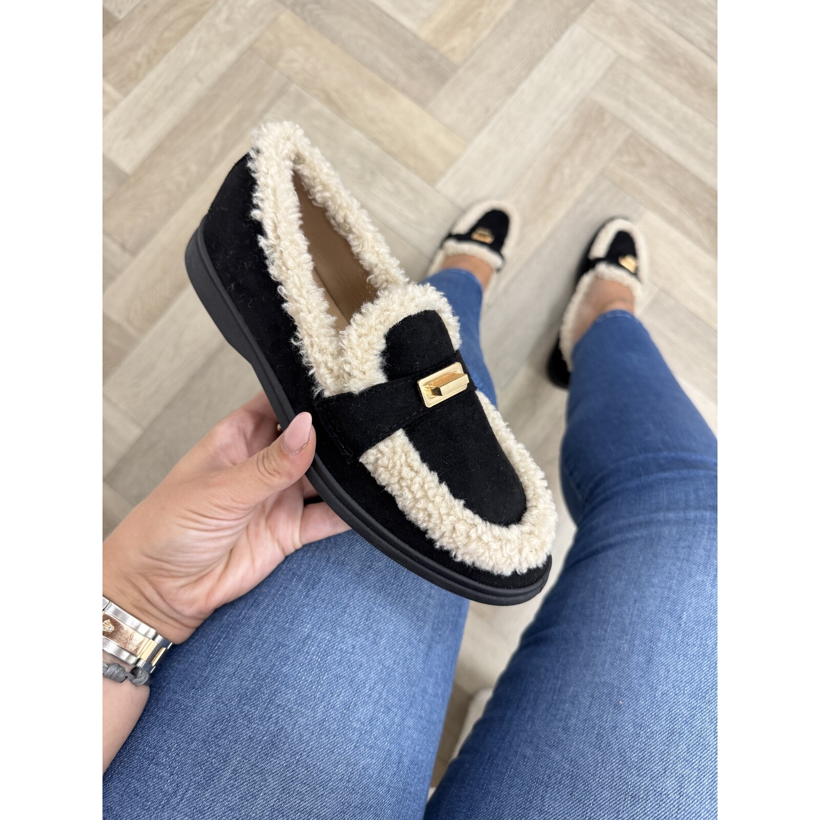Loafers Teddy Suede Black  GO-300