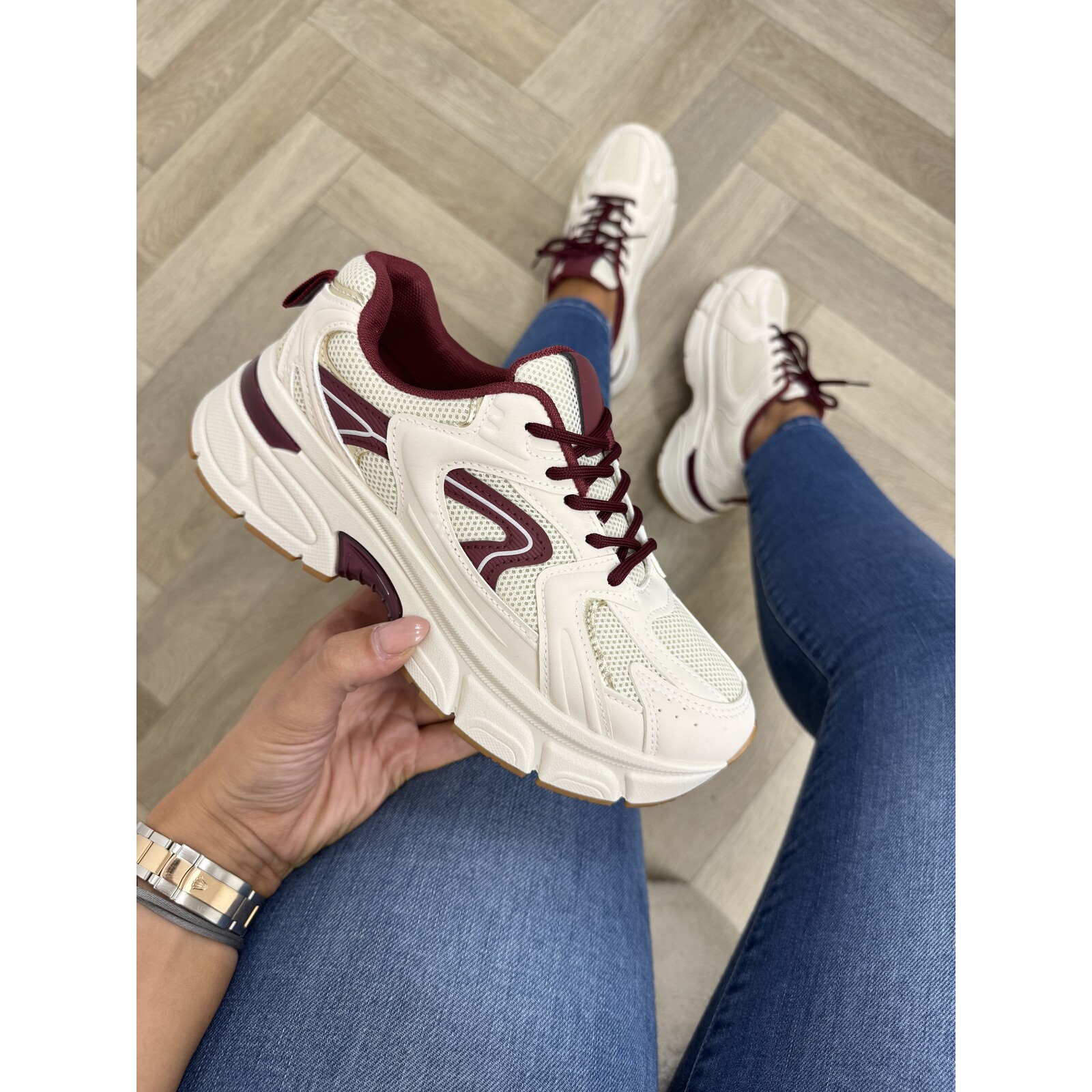 Sneakers Donna Wine Red 8-200