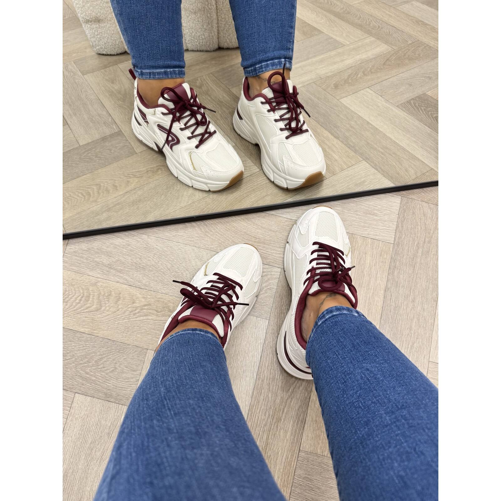 Sneakers Donna Wine Red 8-200