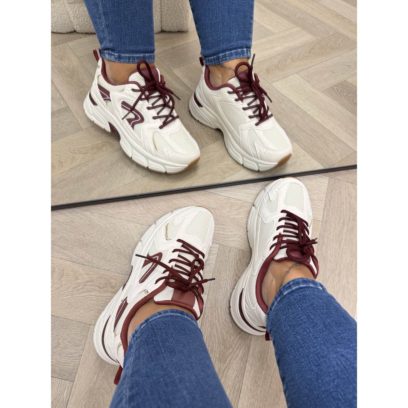 Sneakers Donna Wine Red 8-200