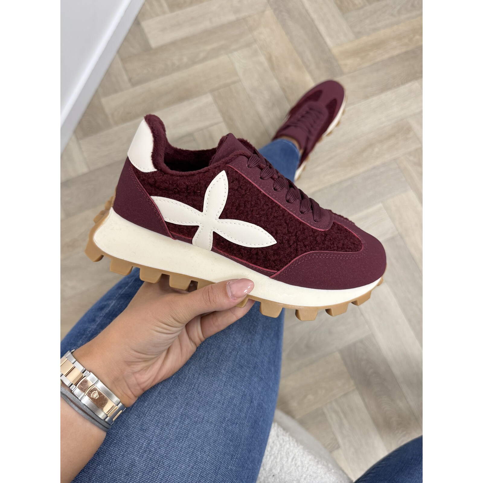 Sneakers Teddy Lily Wine MER-46