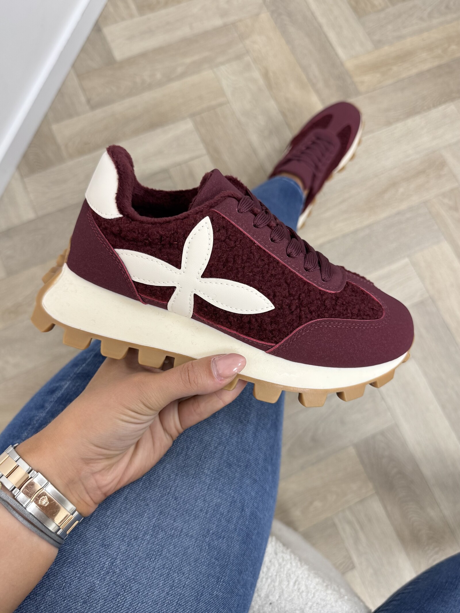 Sneakers Teddy Lily Wine MER-46