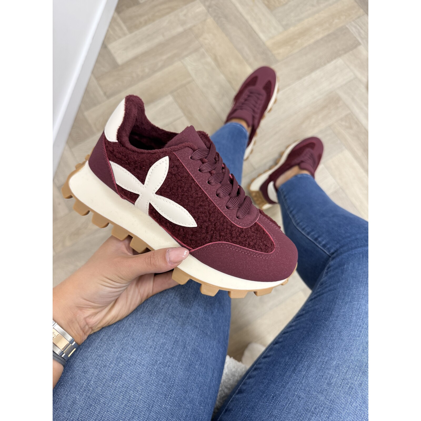 Sneakers Teddy Lily Wine MER-46