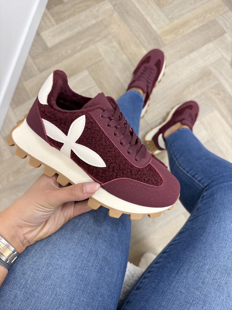 Sneakers Teddy Lily Wine MER-46