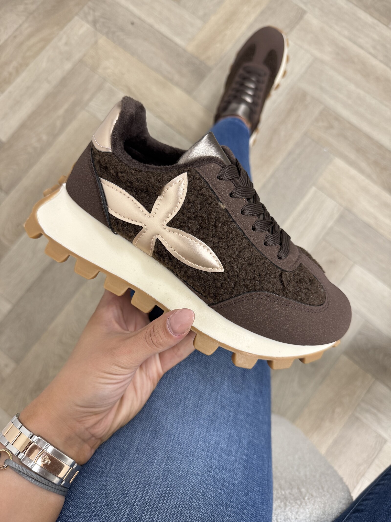 Sneakers Teddy Lily Choco MER-46