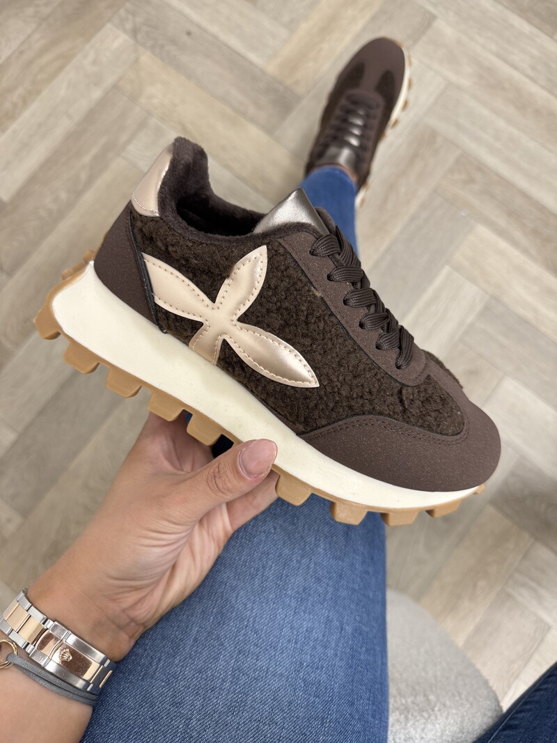 Sneakers Teddy Lily Choco MER-46