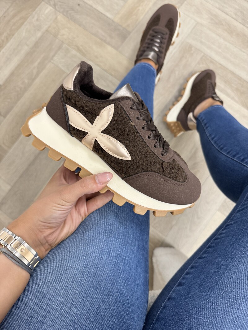 Sneakers Teddy Lily Choco MER-46