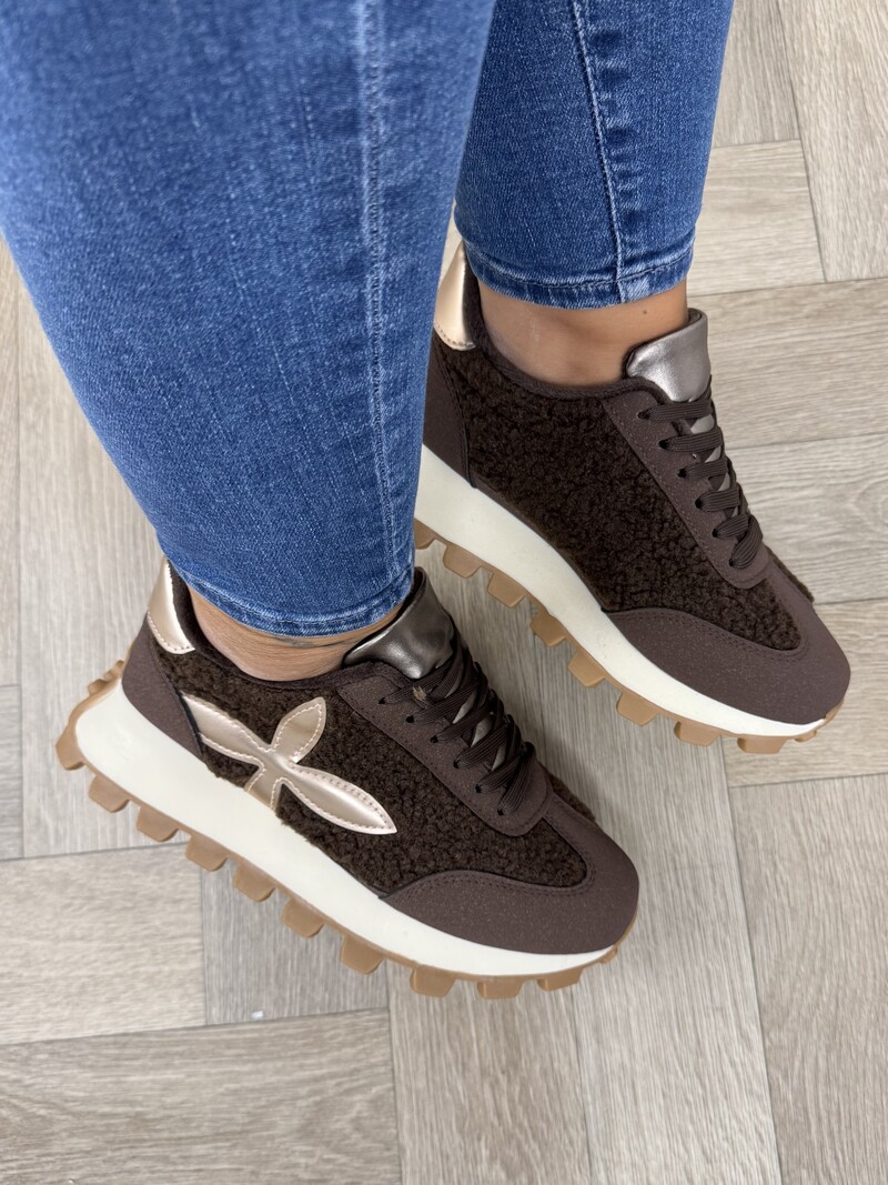 Sneakers Teddy Lily Choco MER-46