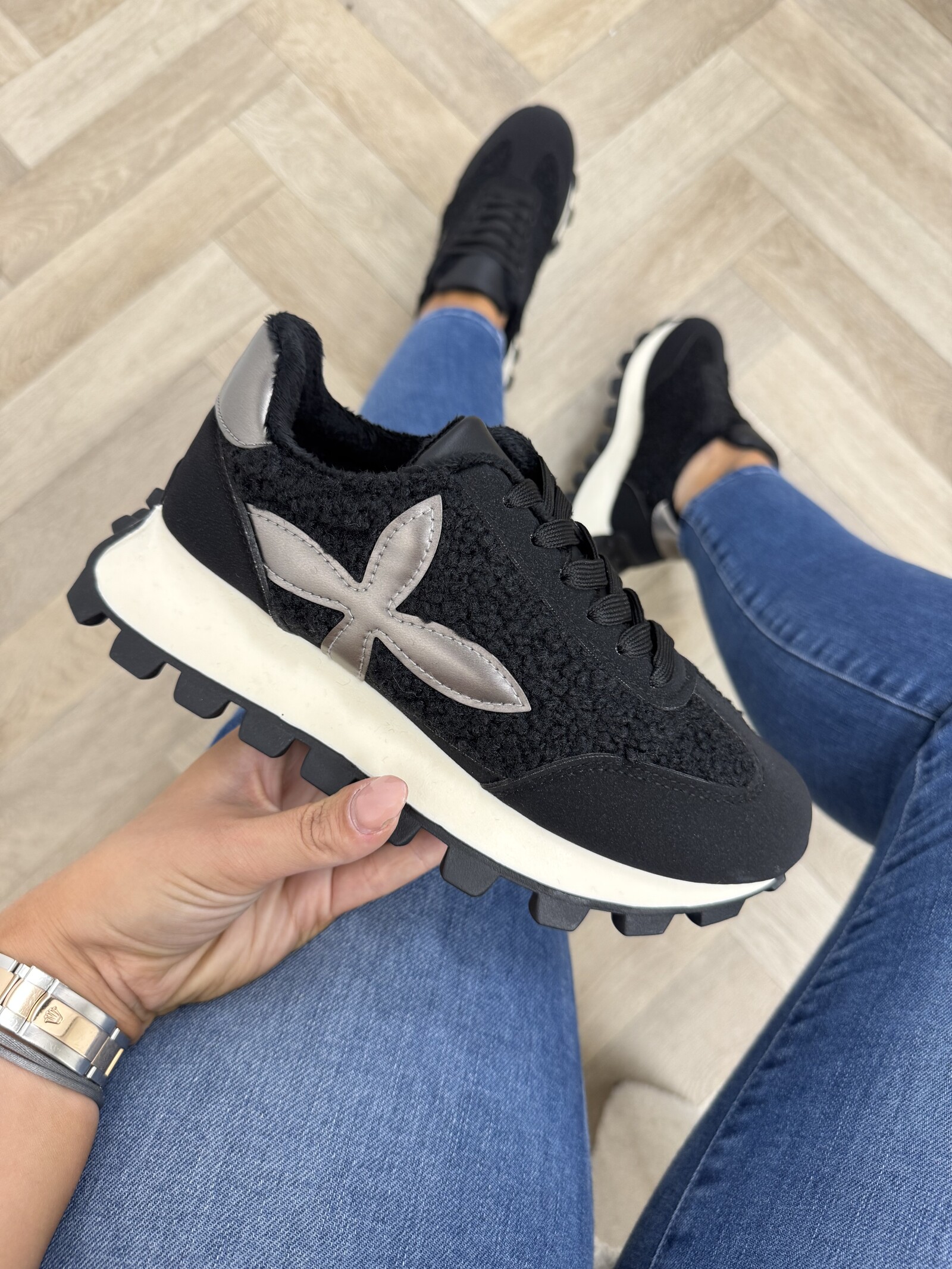 Sneakers Teddy Lily Black MER-46