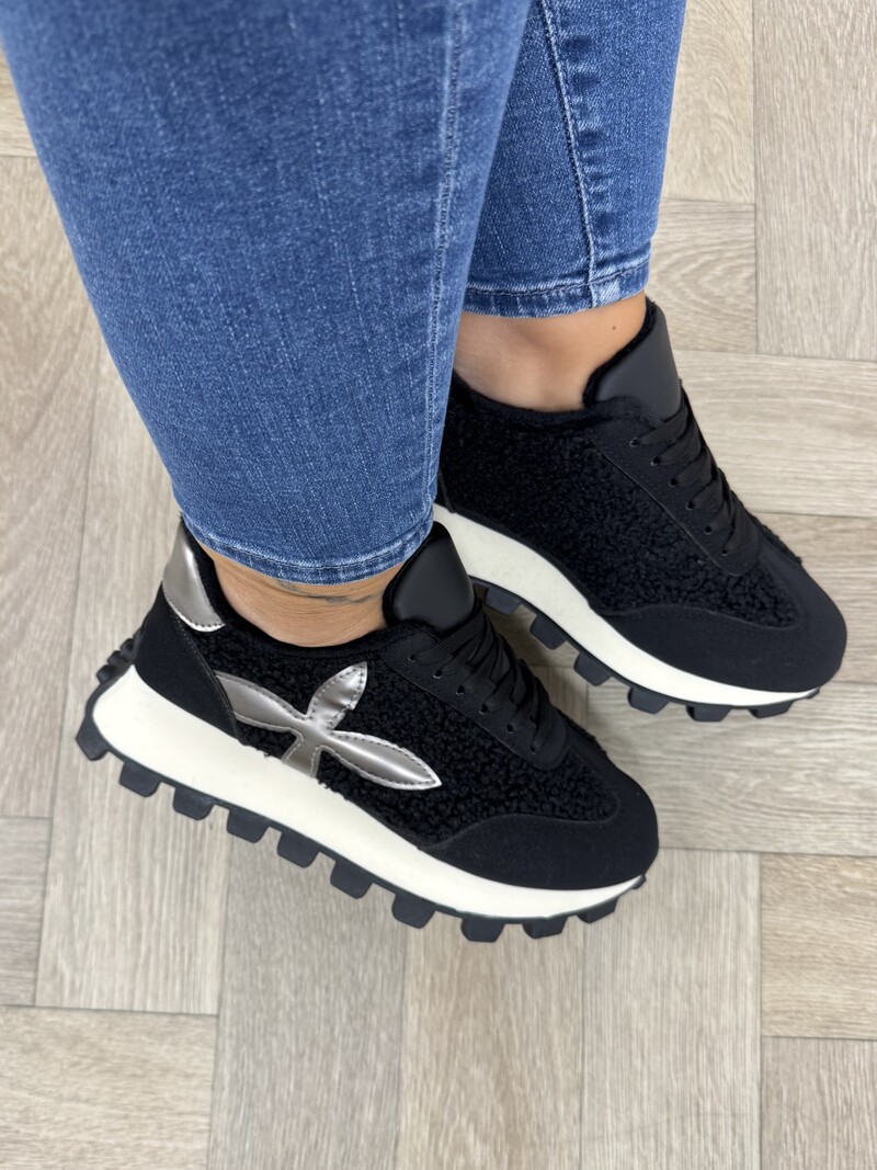 Sneakers Teddy Lily Black MER-46