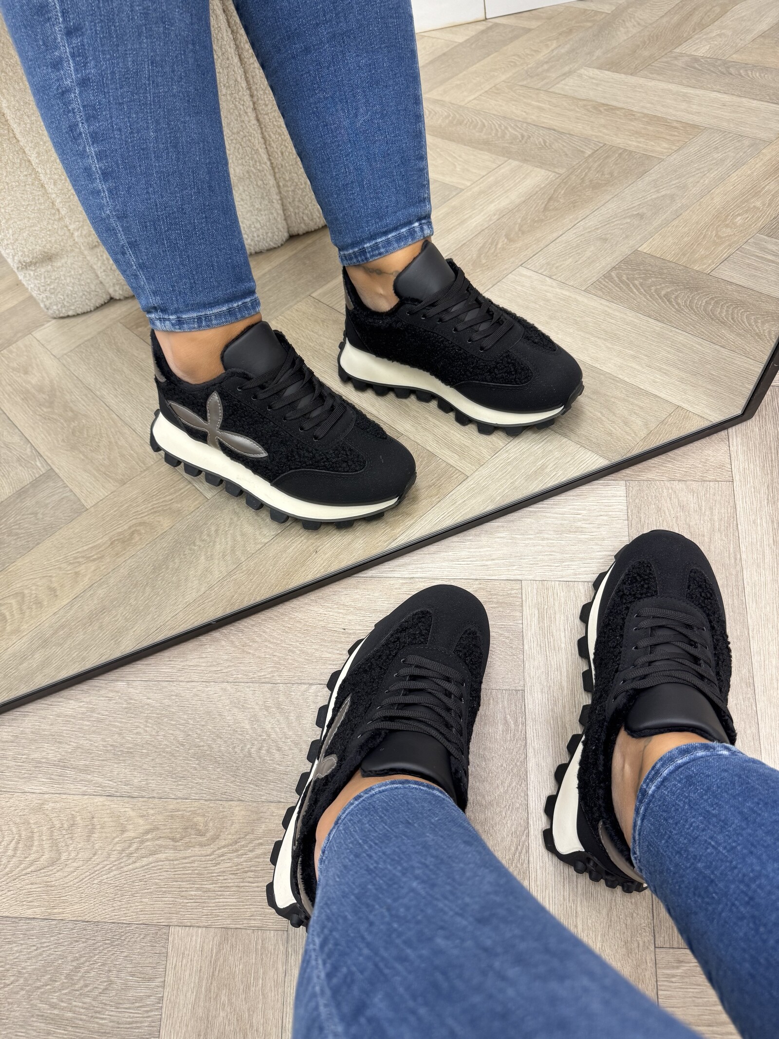 Sneakers Teddy Lily Black MER-46