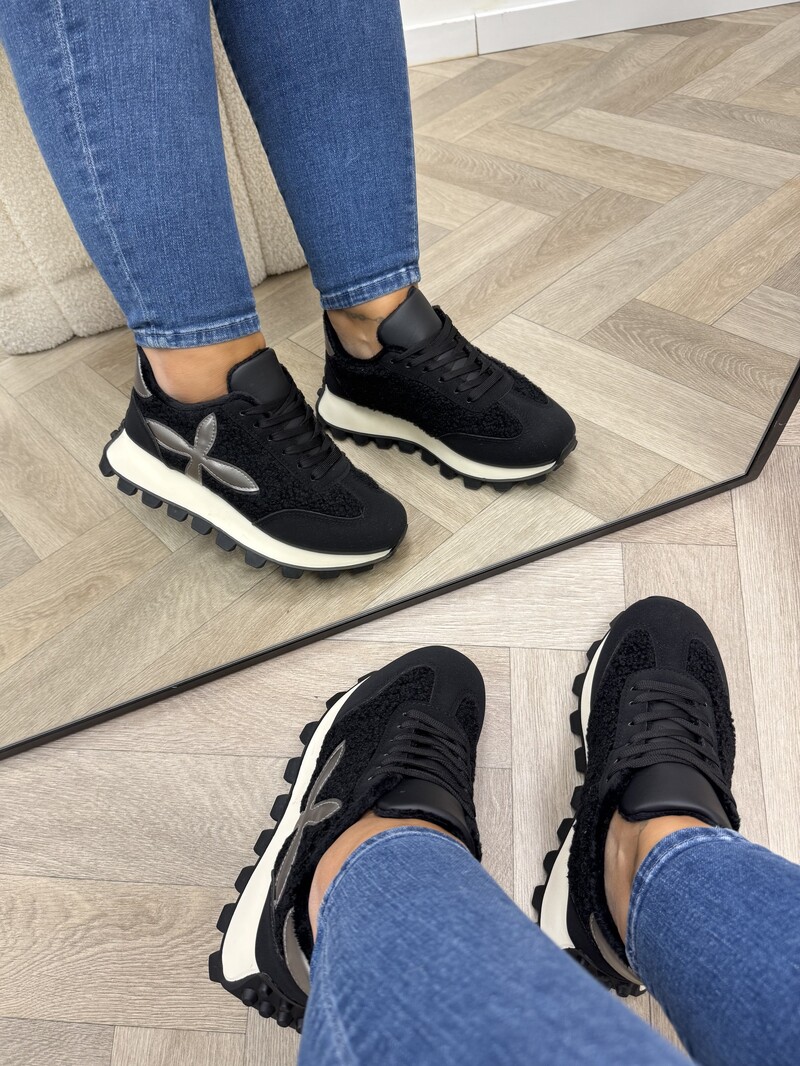 Sneakers Teddy Lily Black MER-46