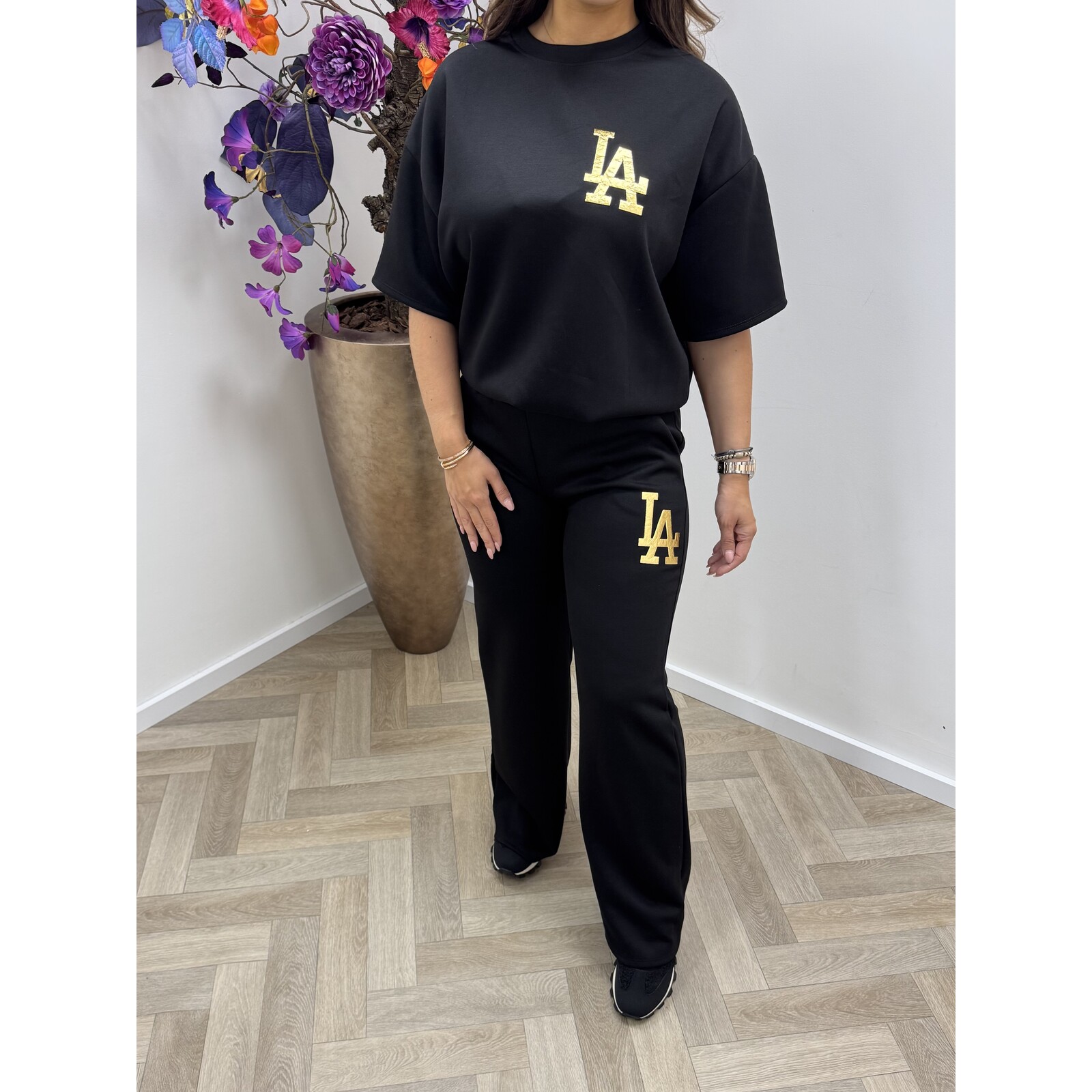 2 delige set LA Gold Black