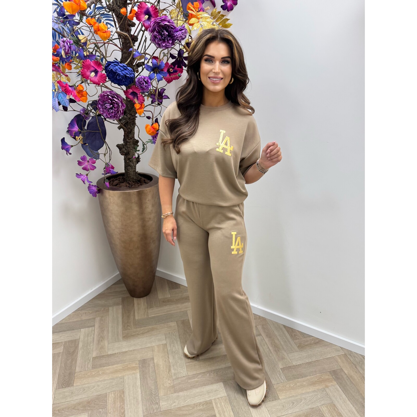 2 delige set LA Gold Taupe