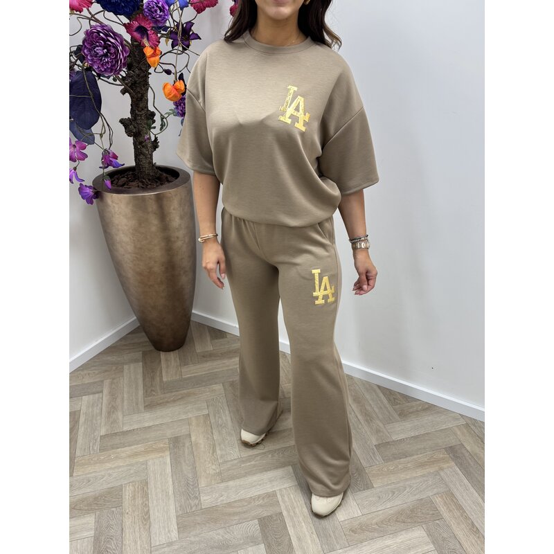 2 delige set LA Gold Taupe