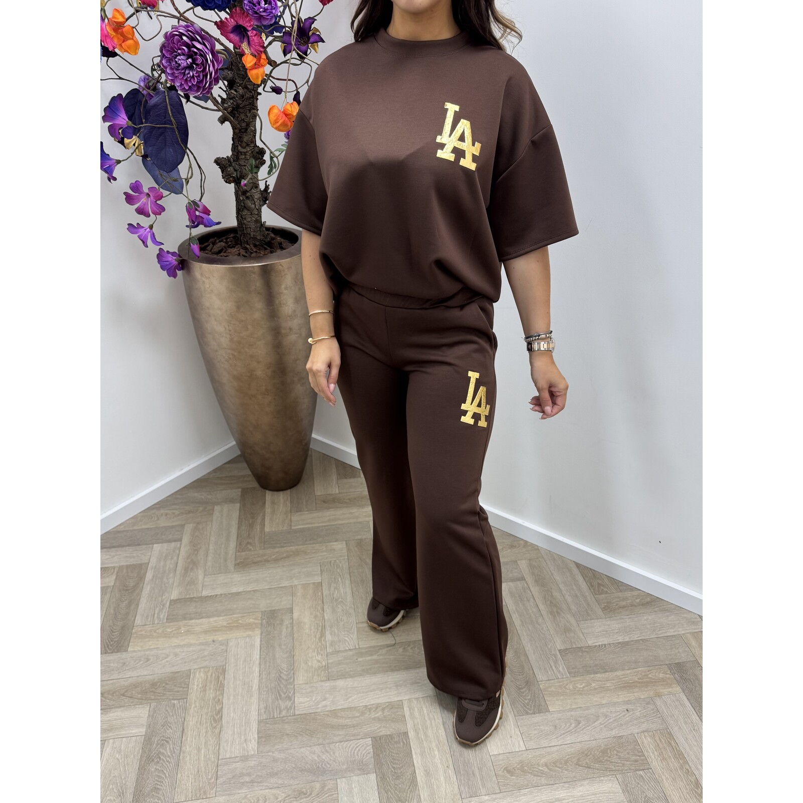 2 delige set LA Gold Choco