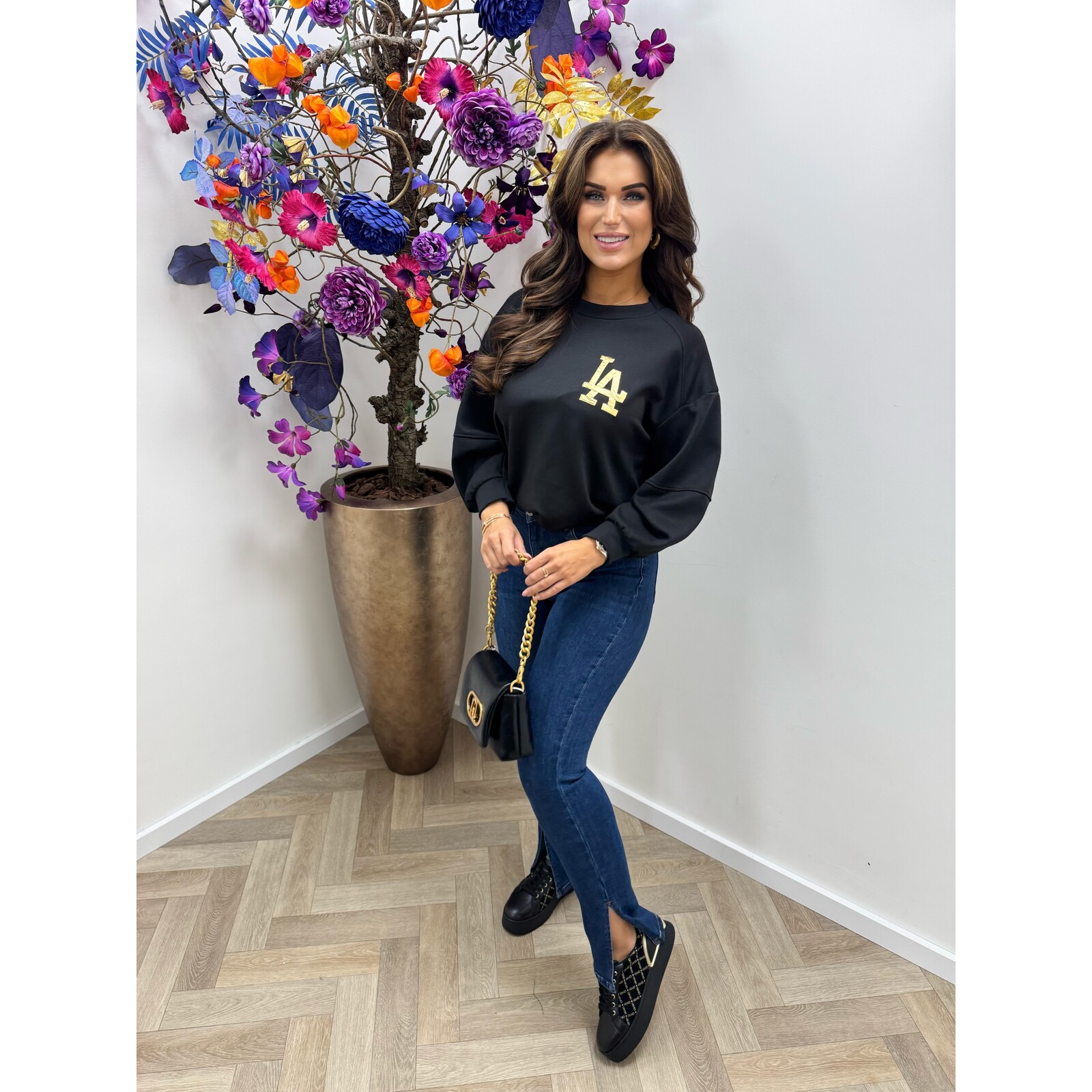 Sweater LA Gold Black