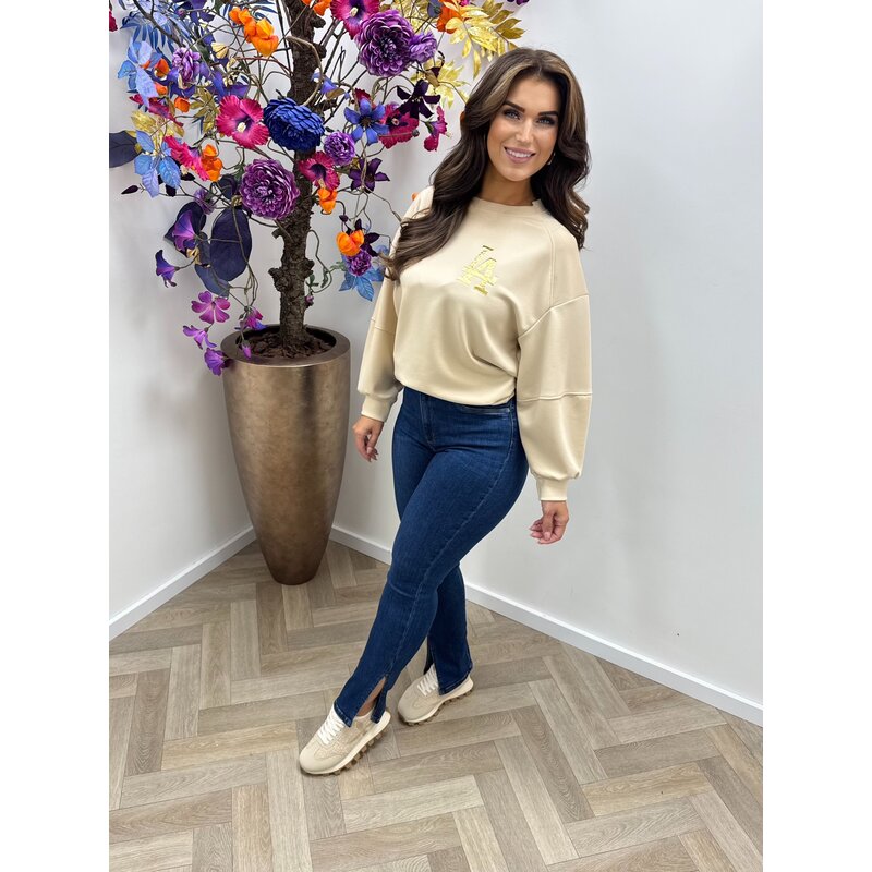 Sweater LA Gold Beige