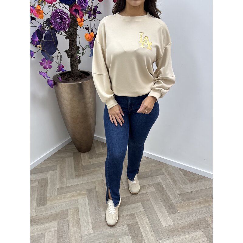 Sweater LA Gold Beige