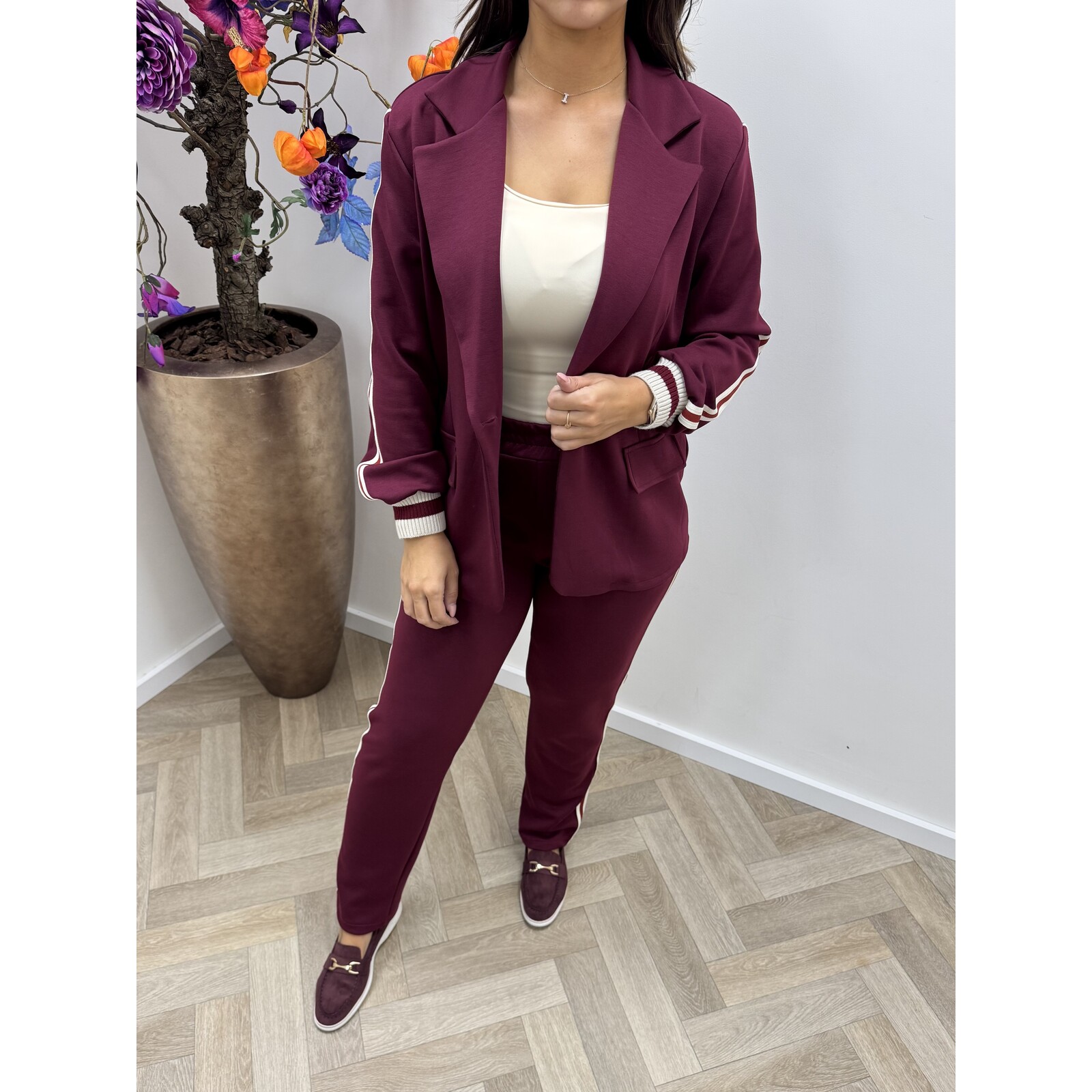 2 delig pak chique bies Bordeaux