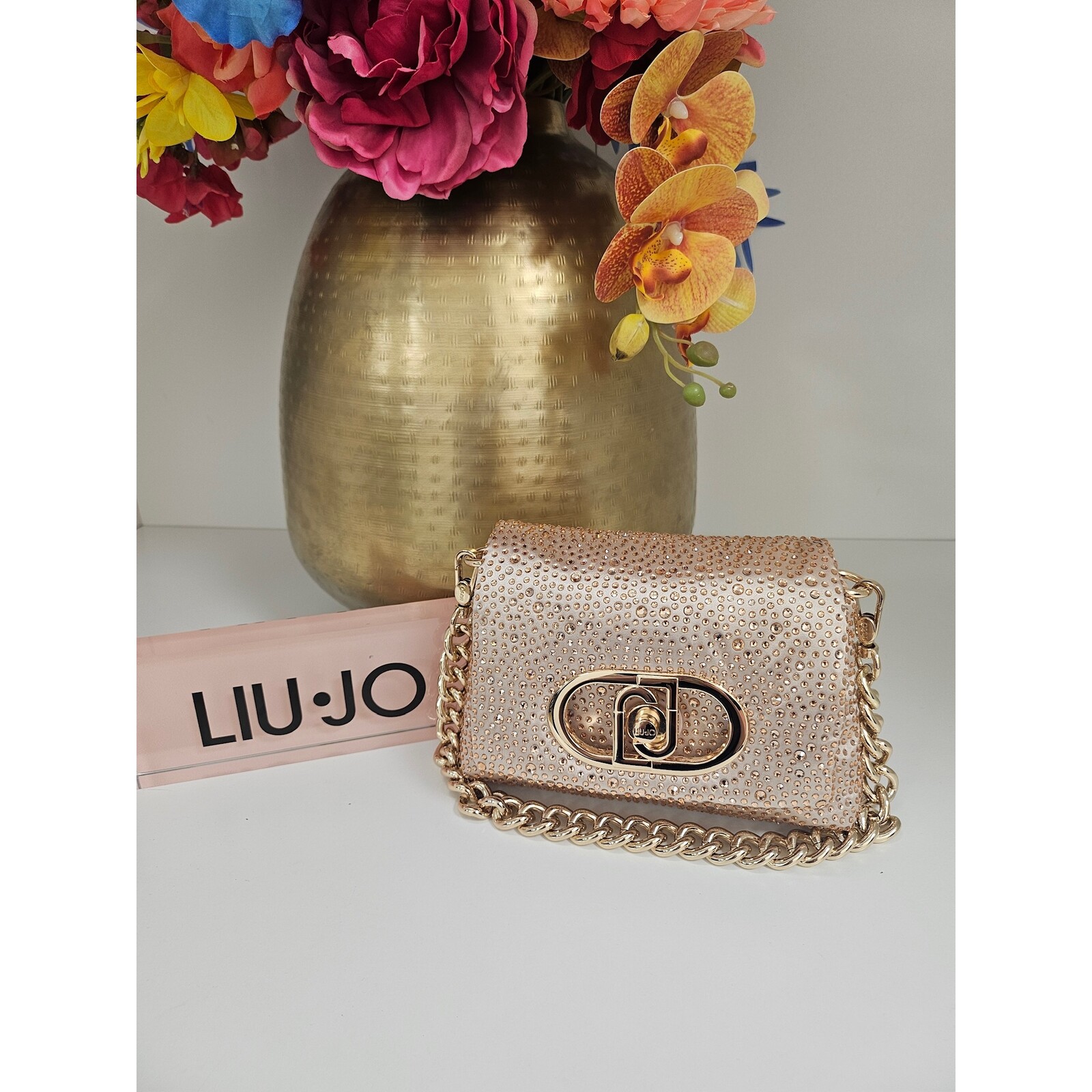 Liu-Jo Crossbody Lapuffy Diamonds Brons  Liu Jo 1832