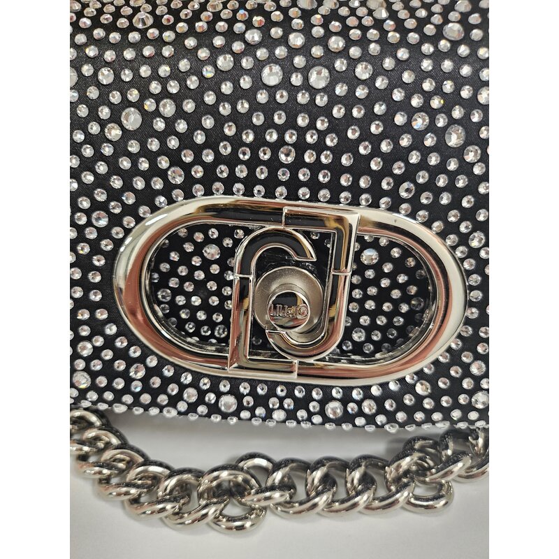 Crossbody Lapuffy Diamonds black Liu Jo 1831
