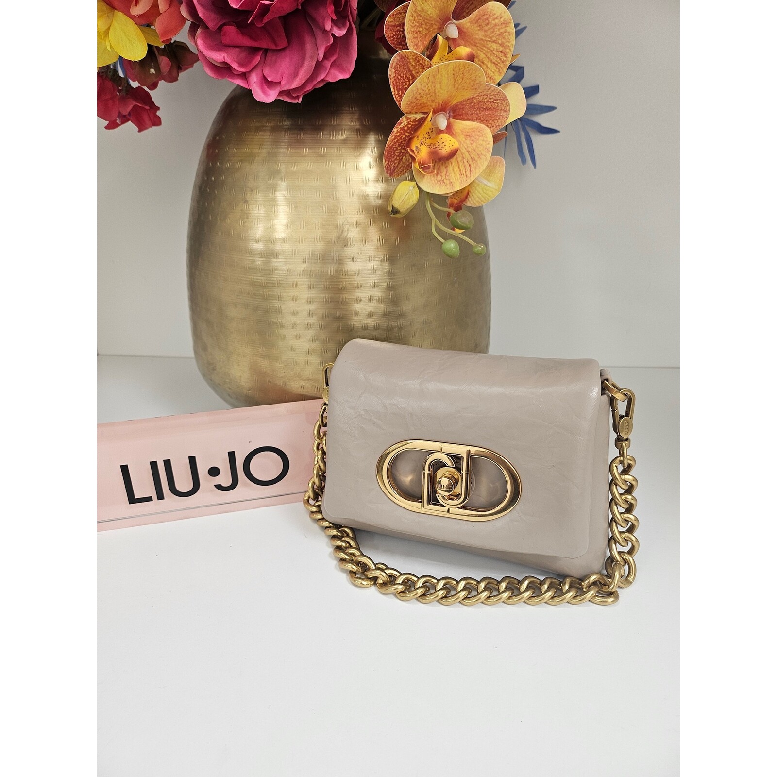Liu-Jo Crossbody bag Lapuffy Dark Sand Liu jo 1829
