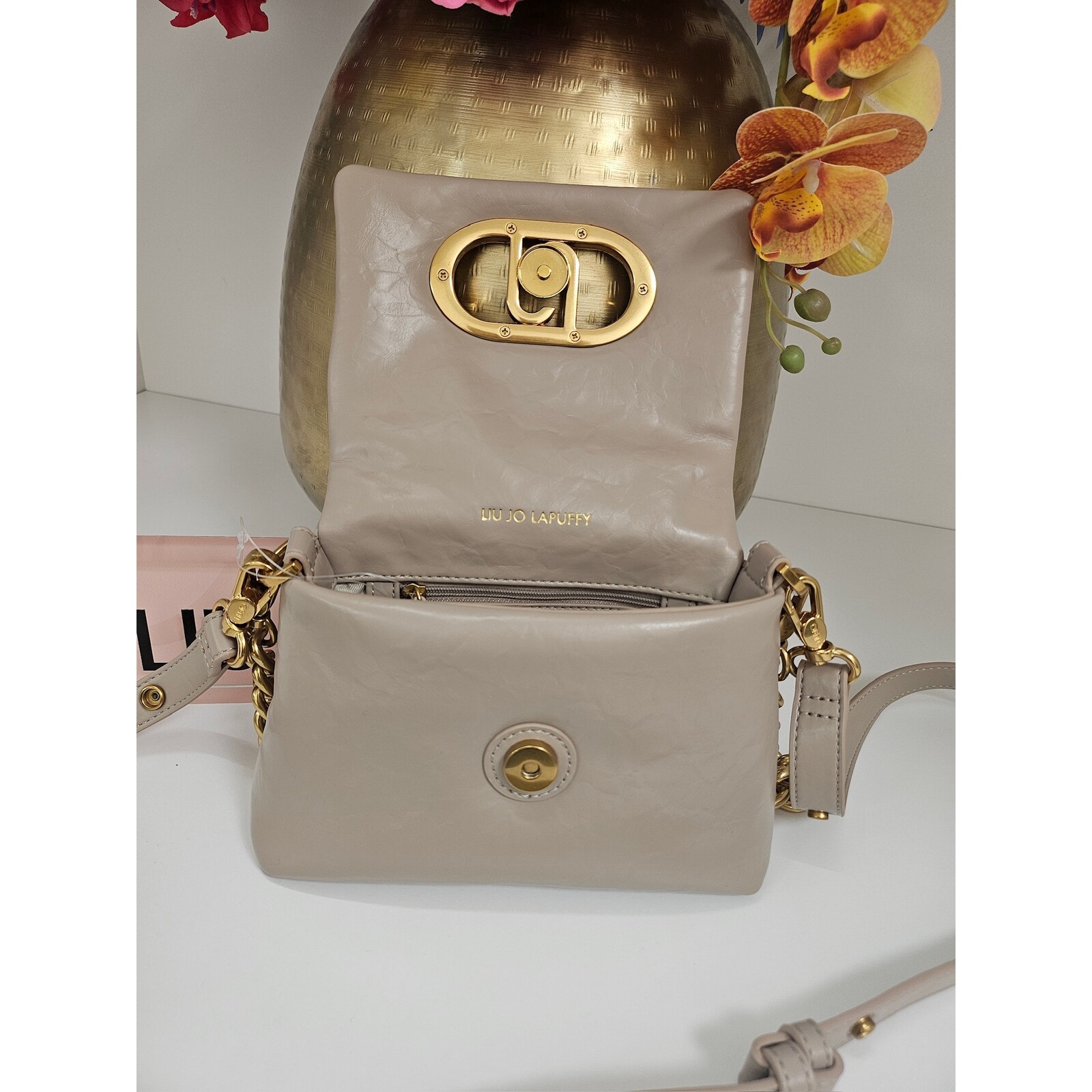 Liu-Jo Crossbody bag Lapuffy Dark Sand Liu jo 1829