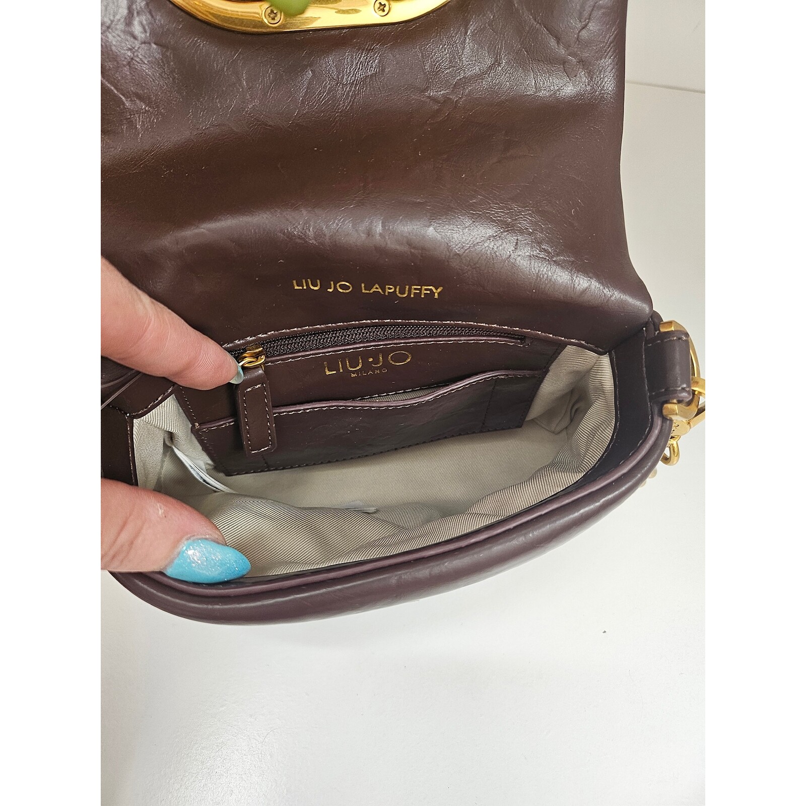 Liu-Jo Crossbody bag Lapuffy Choco Liu jo 1828