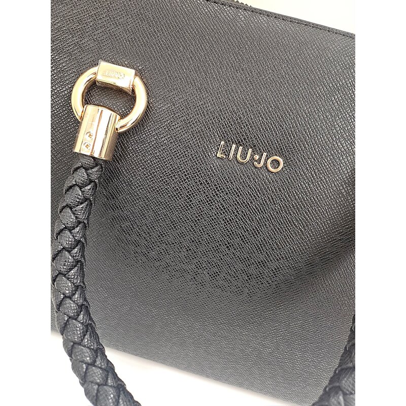 Satchel Bag Manh Black Liu Jo 1821