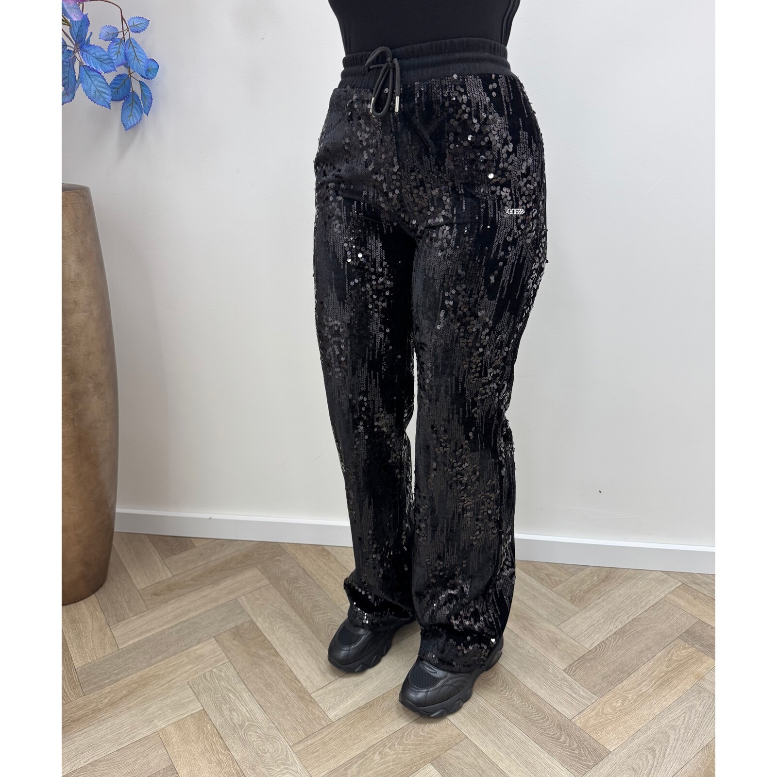 Guess Pants Sequins Black Guess 864