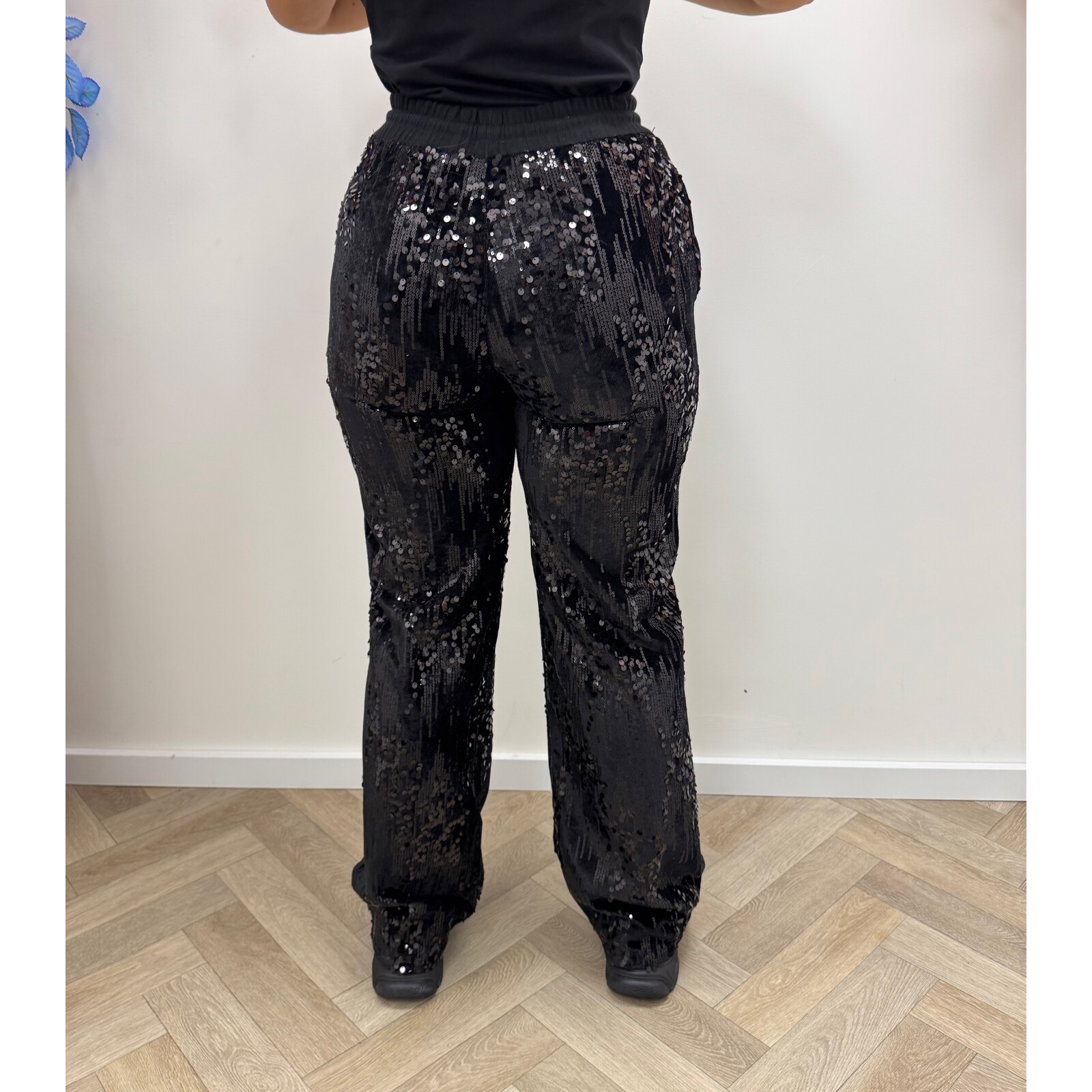 Guess Pants Sequins Black Guess 864