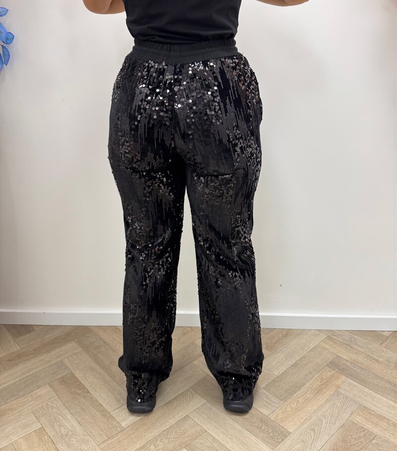 Pants Sequins Black Guess 864
