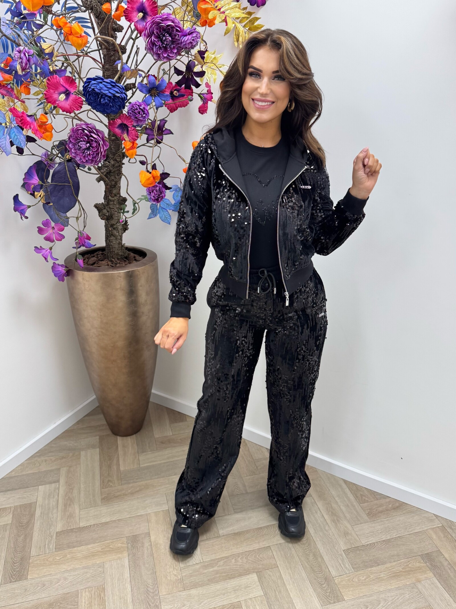 Guess Jacket Sequin Black Guess 860