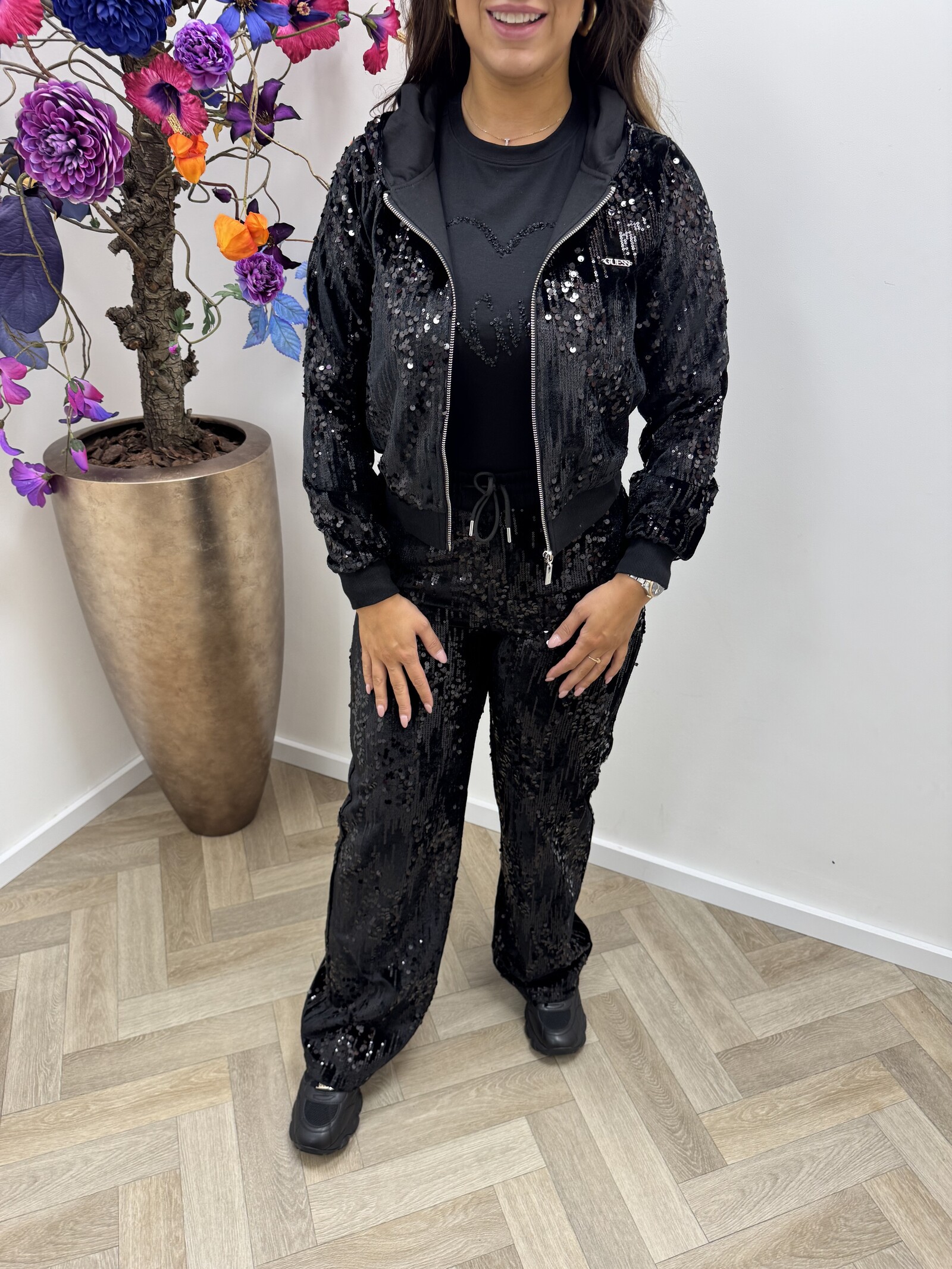 Guess Jacket Sequin Black Guess 860