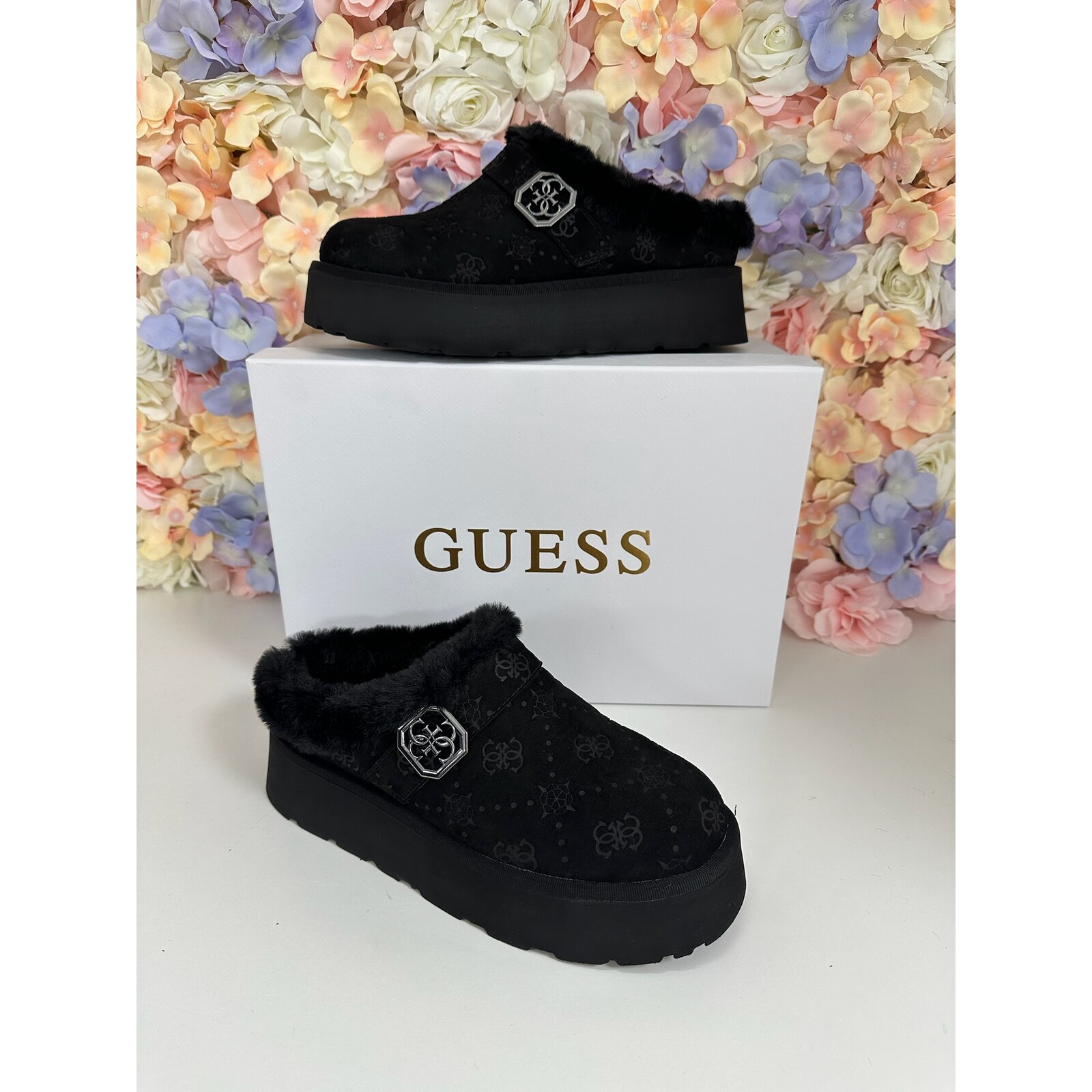 Guess Instap boots Fake Fur Black Guess 930